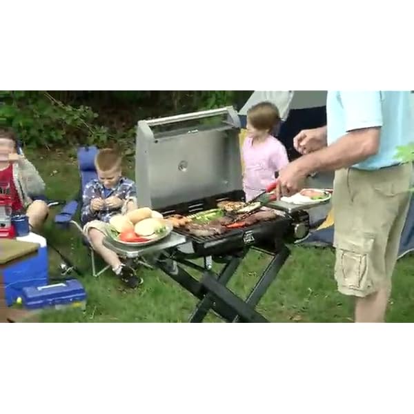 Cuisinart-CGG-240-All-Foods-Roll-Away-Gas-Grill-Stainless-Steel