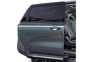 EcoNour Car Window Sun Shades for MPV & Minivan Sliding Door Rear Windows | Elastic Mesh Sunshade for Baby & Passenger Comfort | Car Window Accessories | 2 Pack Side Window Shades