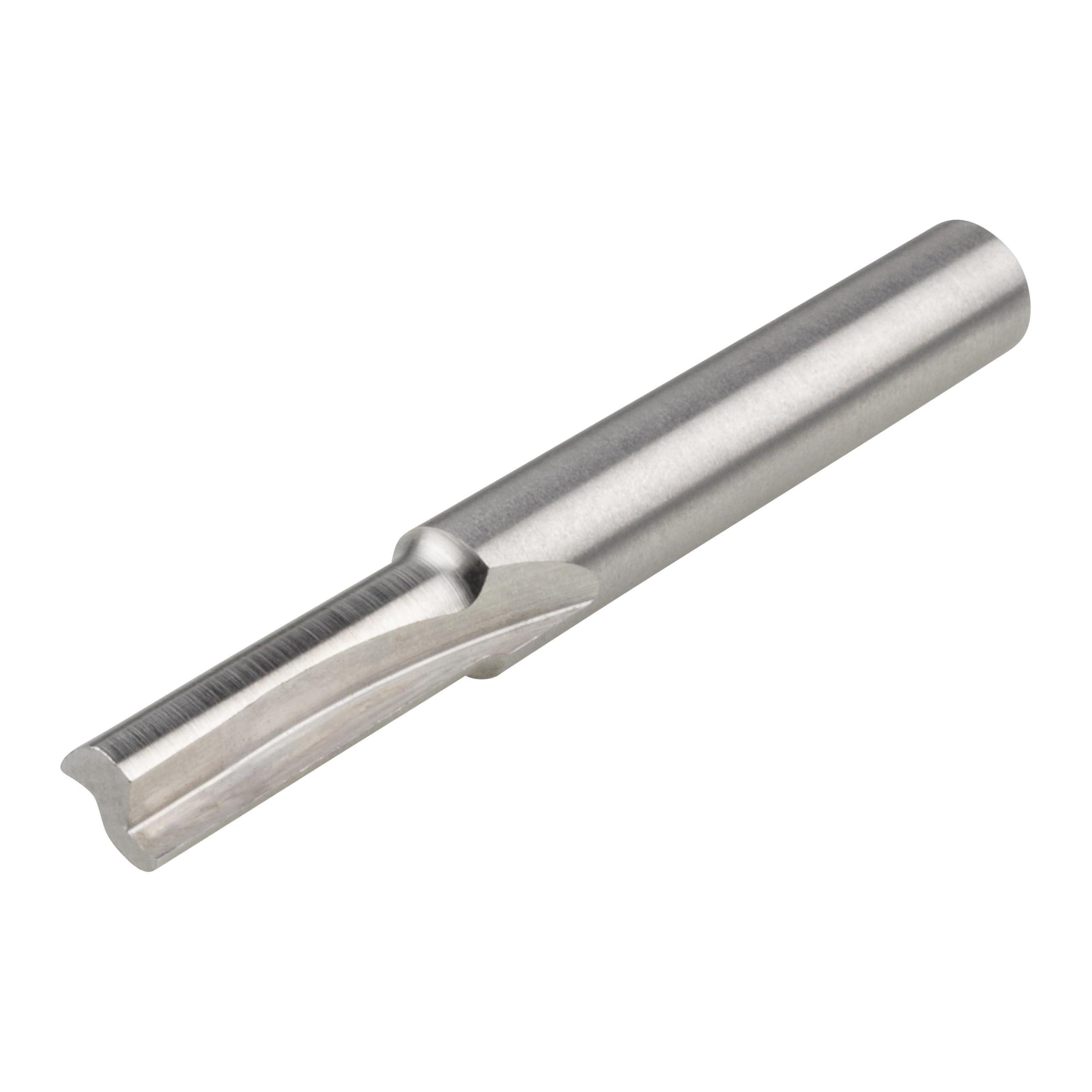wolfcraft HSS Straight Bit I 3801000 I HSS Router bit Made from high-Speed Steel for milling Hardwood, softwood and Plastic.
