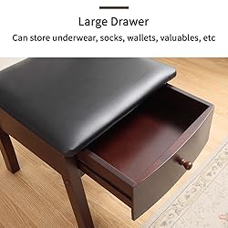 Chair Valet With Drawer Wooden Suit Valet Stand