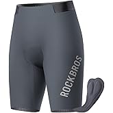 ROCKBROS Men’s Bike Shorts with Padded Cycling Road Biking Riding Breathable Shorts Tight for Men