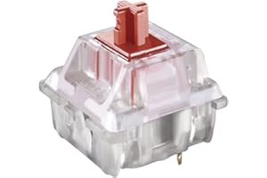 Cherry MX Key Switches for Mechanical Gaming Keyboards | Plate Mounted | MX1AL1NA (Cherry RGB Red, 65 Pcs)