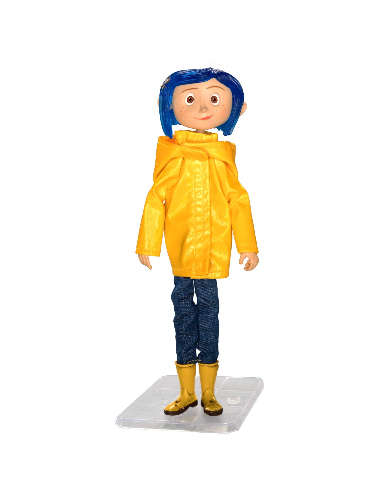NECA Official Coraline in Raincoat Articulated Action Figure, Collectible for Adults