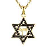 Adnix Star of David Necklace 925 Sterling Silver Star of David Pendant Animal/Tree of Life Jewish Jewelry for Men Women