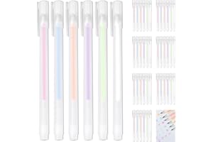 ZECKZOIN 8 Sets Glue Pens for Crafting, Quick Dry Glue Pens for Kids School, Easy Precise Control Fine Tip for Scrapbooking, Greeting Card Creation, Diaries 48 Piece in 6 Colours