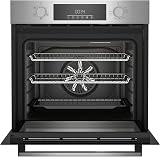 Beko 66L Electric Built-in Single Oven with Steam Cleaning Stainless Steel view 2