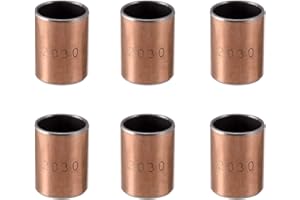 uxcell Sleeve Bearing 20mm Bore x 23mm OD x 30mm Length Plain Bearings Wrapped Oilless Bushings 6pcs