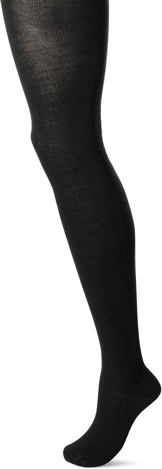 black wool tights