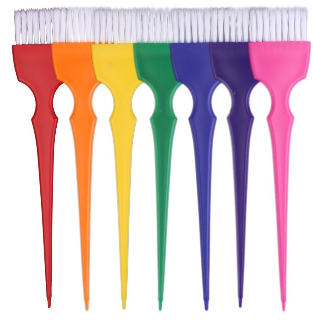 Hair Dye Coloring Brushes Kit Color Applicator Tint Brush-6 Pieces : Beauty