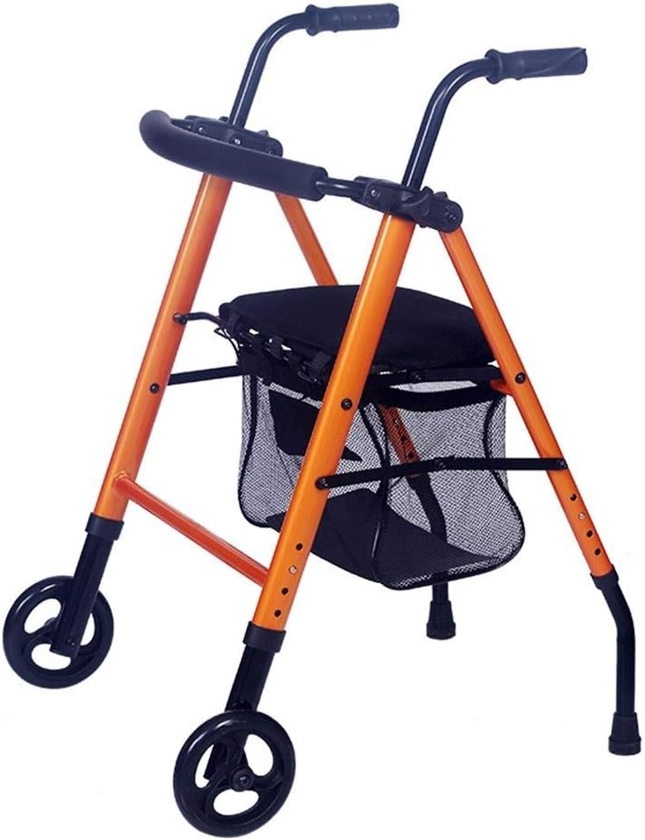 YCDJCS Elderly Walker Rehabilitation Healthcare Foldable TwoWheels