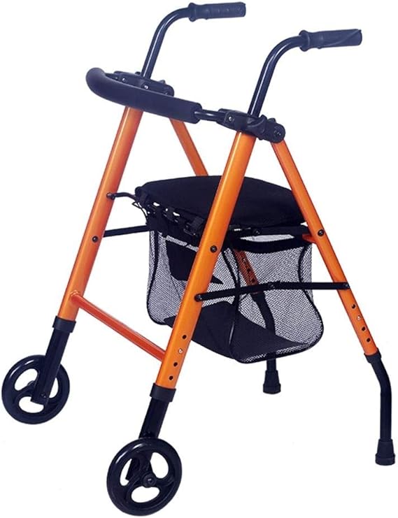 YCDJCS Elderly Walker Rehabilitation Healthcare Foldable TwoWheels