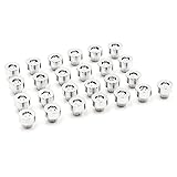 50pcs Wheel Rim Lip Rivets Nuts of 6.2mm/0.24in