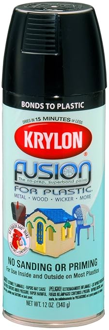 gloss black plastic paint