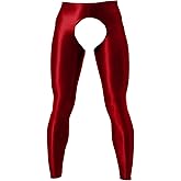 Men's Stretch Ice Silk Underwear Base Layer Legging Tights Mesh Long Johns Pants