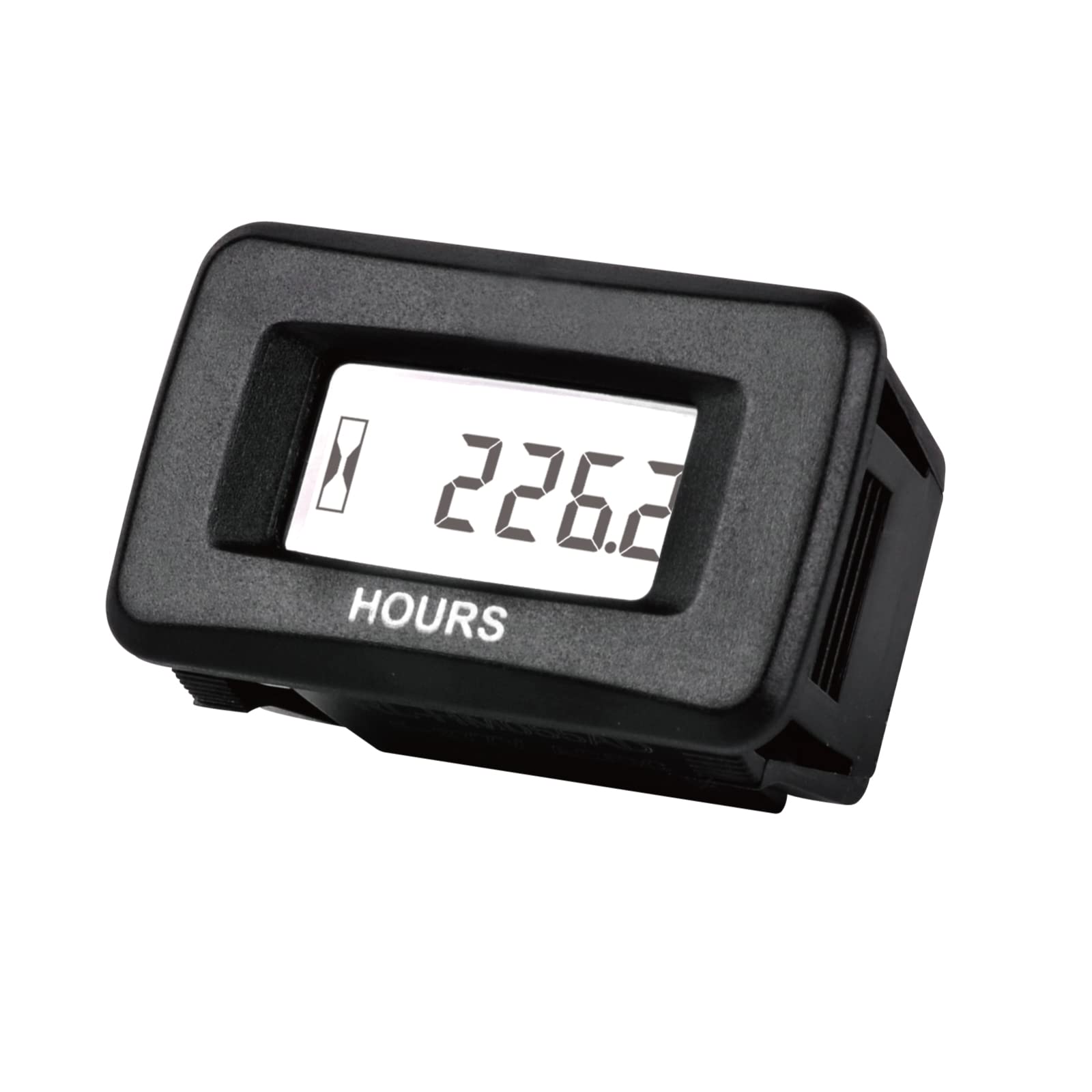 Yooreal Digital AC/DC Supply Hours Counter,Maintenance Tracks,Waterproof Design,Works on Various of ZTR/Riding Lawn Mower Tractor Generator Land Trimmer UTV Brush Cutter.