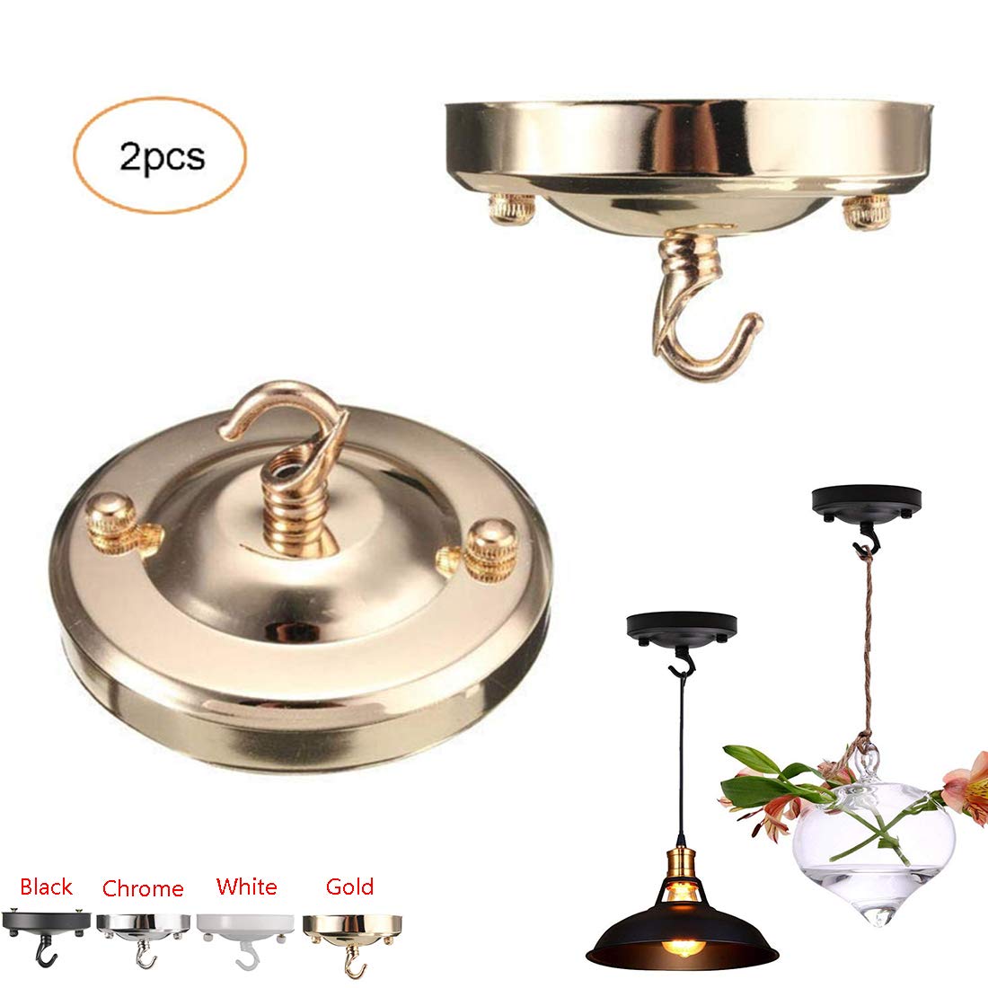 Galleon Vintage Chandelier Ceiling Plate Retro Iron Ceiling