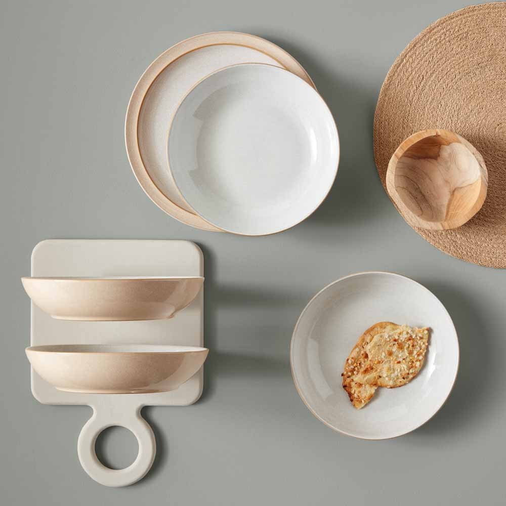 Bowls Black Denby Elements 4 Piece Pasta Bowl Set Pasta Bowls