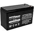 SEFEPODER 12V 9Ah Rechargeable Sealed Lead Acid Battery (F2 Terminals)