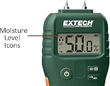 Extech MO55 Pin Pinless Moisture Meter Wood Building Material Tester Green view 4
