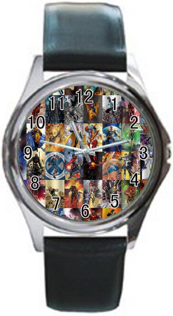 White wardrobe DIY marvel vs capcom Unisex Round Metal Watch