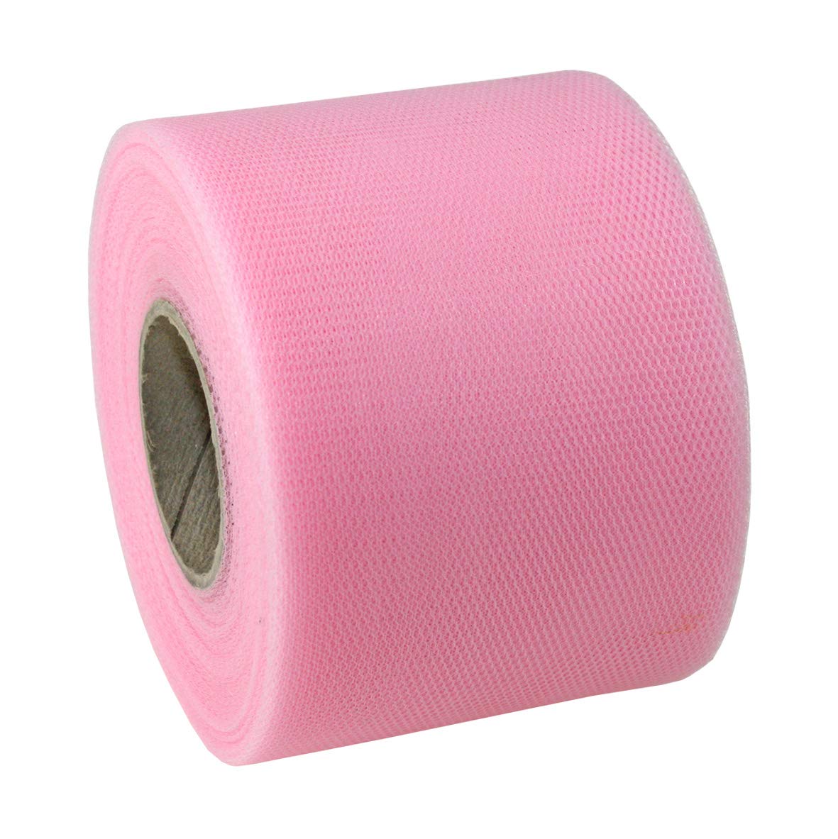 Präsent - Verona Tulle Ribbon Light Pink 72 mm Width, 50 m Length — image 1