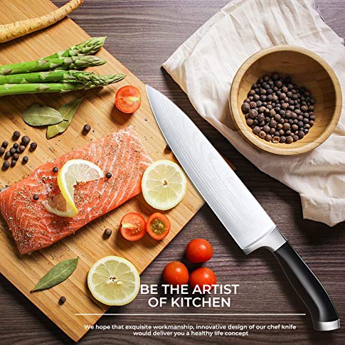 Zotoyi Chef's Knife for Professional Chef Easy Hand-held Pro 8-Inch Stainless-Steel Knife Chef Knife in Kitchen - Thumbnail 6