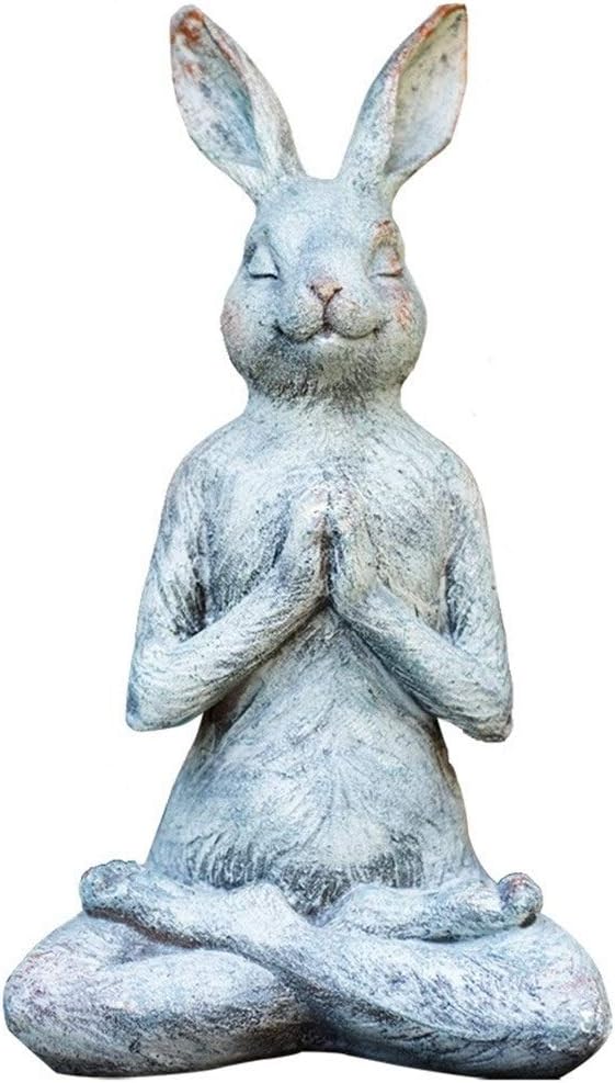 Estatuas de jardín y esculturas al Aire Libre Resina Retro Pastoral del