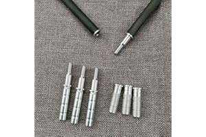 Linkboy Archery Carbon Arrows 3 Take Down Hunting Practice Target Arrows Portable for Compound Recurve Long Bows, Spine 500, Pack of 6PCS