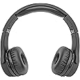 Hereta Bluetooth Headphones 2 in 1 Sound Speaker with Microphone Deep Bass Active Noise Cancelling Wireless Headphones Over Ear Comfortable Protein Earpads 30 Hours Playtime Wired/Wireless