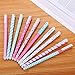 NYKKOLA 10 Pcs Multi Colors Colorful Gel Ink Pen Cute Korean Cartoon Pin Type Wholesale kawaii stationery 10 pens 10 Colors Set