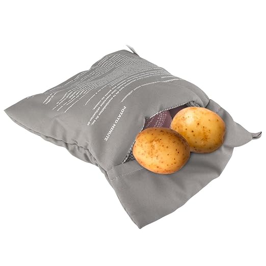 Bolsa de patatas para microondas y microondas, lavable y ...