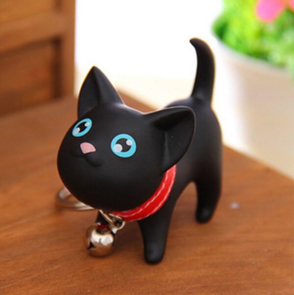 JOYJULY Cat Kitten Keyrings Key Chains for Car Keys Kawaii Adorable Bag Pendant Toy,Gift Idea for Girls, Women and Men: Office Products
