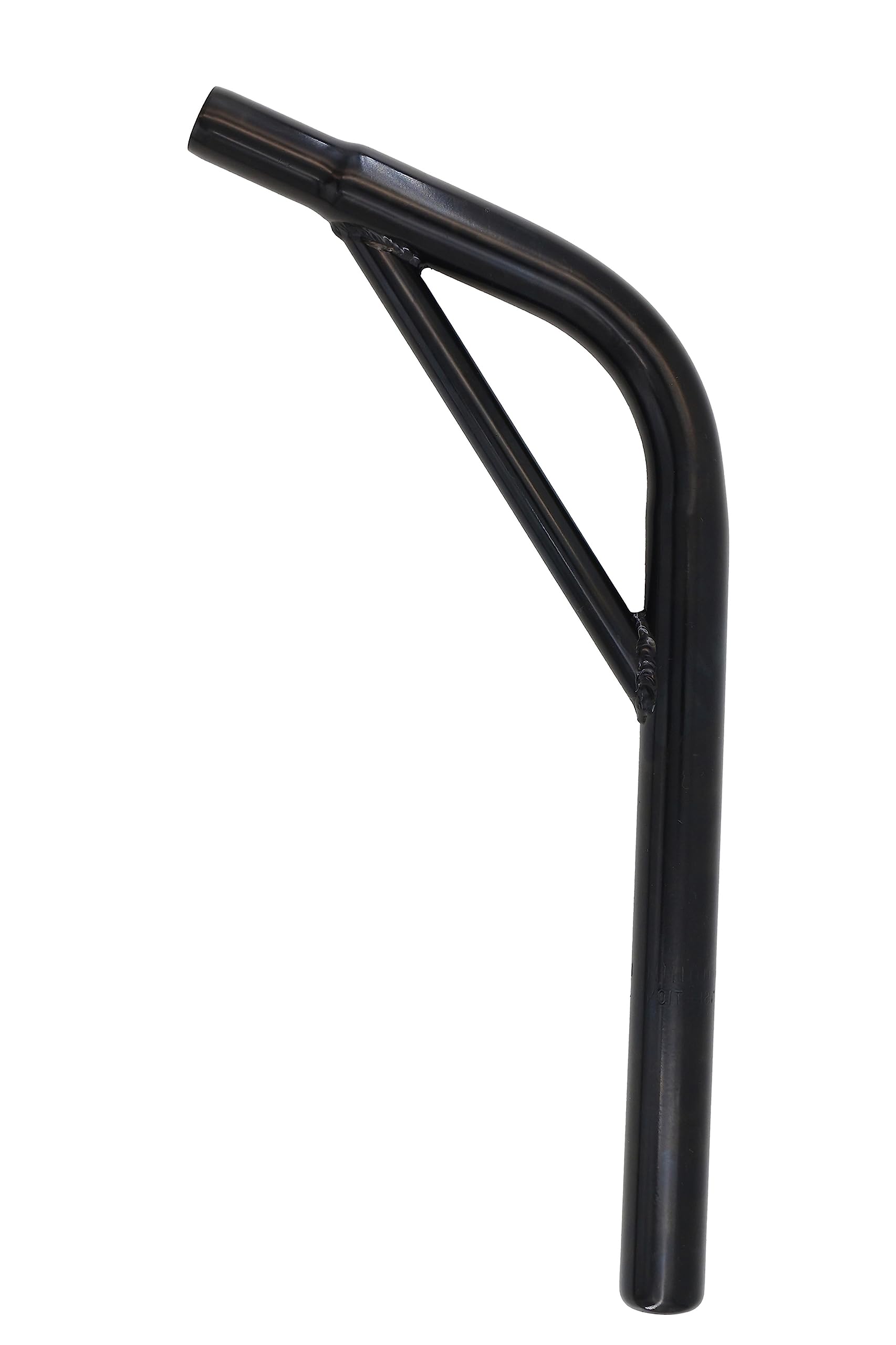Photo 1 of Bike Seat Post with Support, Steel Lay Back BMX Bicycle Seat Post w/ Support, Multiple Sizes (Black) (27.2 X 350mm)