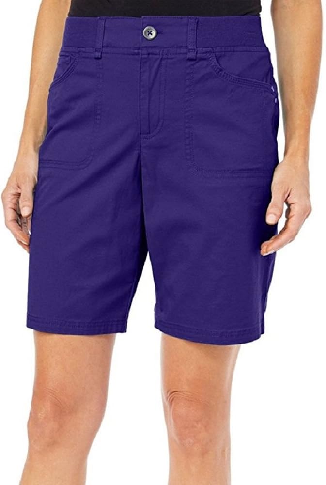 gloria vanderbilt violet shorts