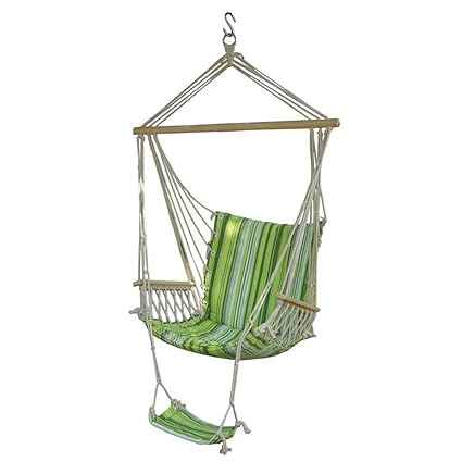 Bloomerang Ipree Outdoor Canvas Swing Hammock Leisure Hanging Chair Garden Patio