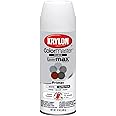 Krylon K05131507 ColorMaster Paint + Primer, Ultra Flat Primer, White, 12 oz.