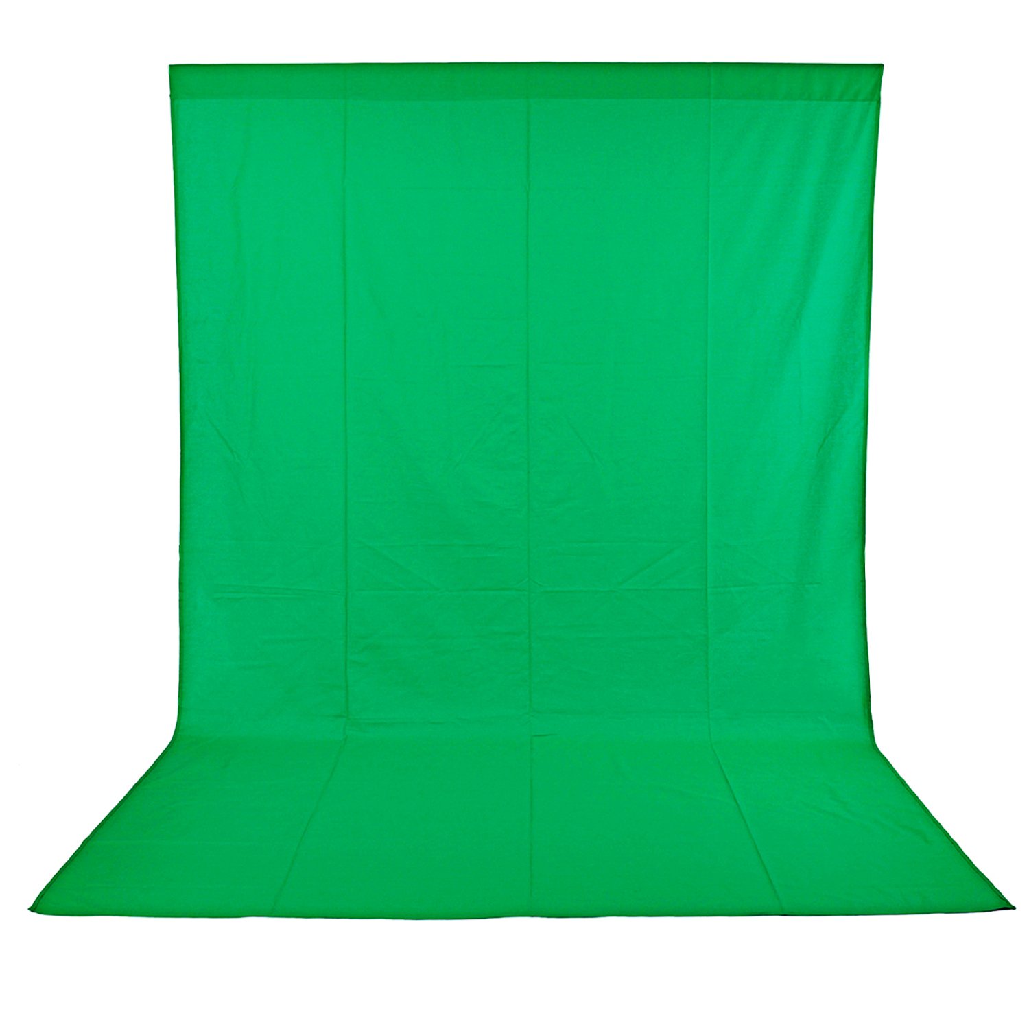 Neewer 9 x 15 feet/2.7 x 4.6 Meters Green Chromakey Muslin Backdrop Background Screen with 3 Clamps for Photo Video Studio Photography