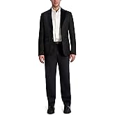 KARL LAGERFELD Mens 2 Button Long Sleeve Skull Jacquard Blazer