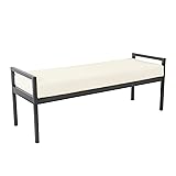 HomePop Modern Metal Bench|Bench for Living Room