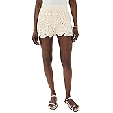 LE BOP Women's Crochet Shorts