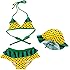 Costume Da Bagno Bambina DELEY 3 Pezzi - Bikini Con Pizzo, Cappello, 6 Mesi-9 Anni - Foto 9