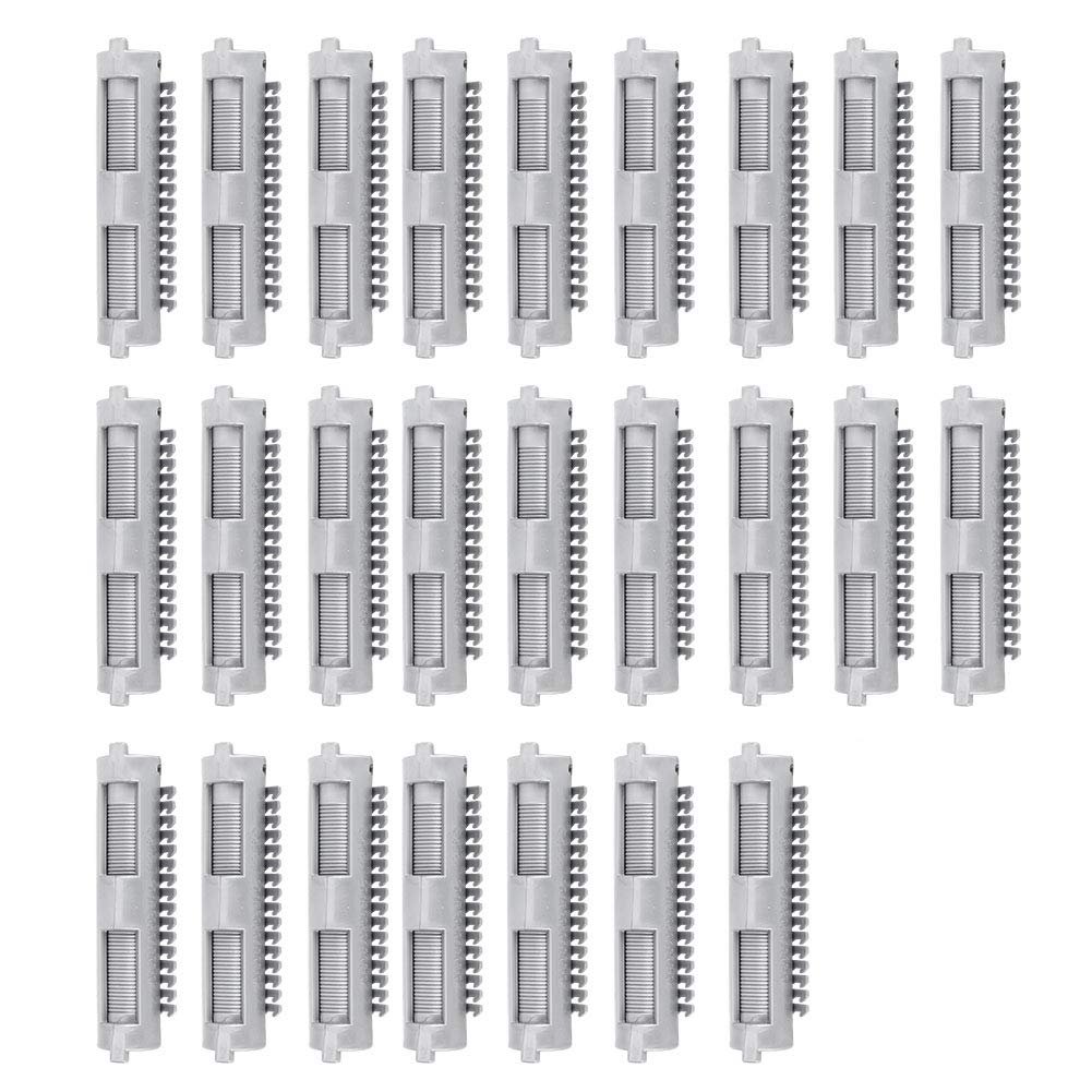 25Pcs Hair Rollers, Perm Hair Rods, Perm Hair Rod Hair Rod Hair Curler Clamp Hair Styling Tool for Hair Salon