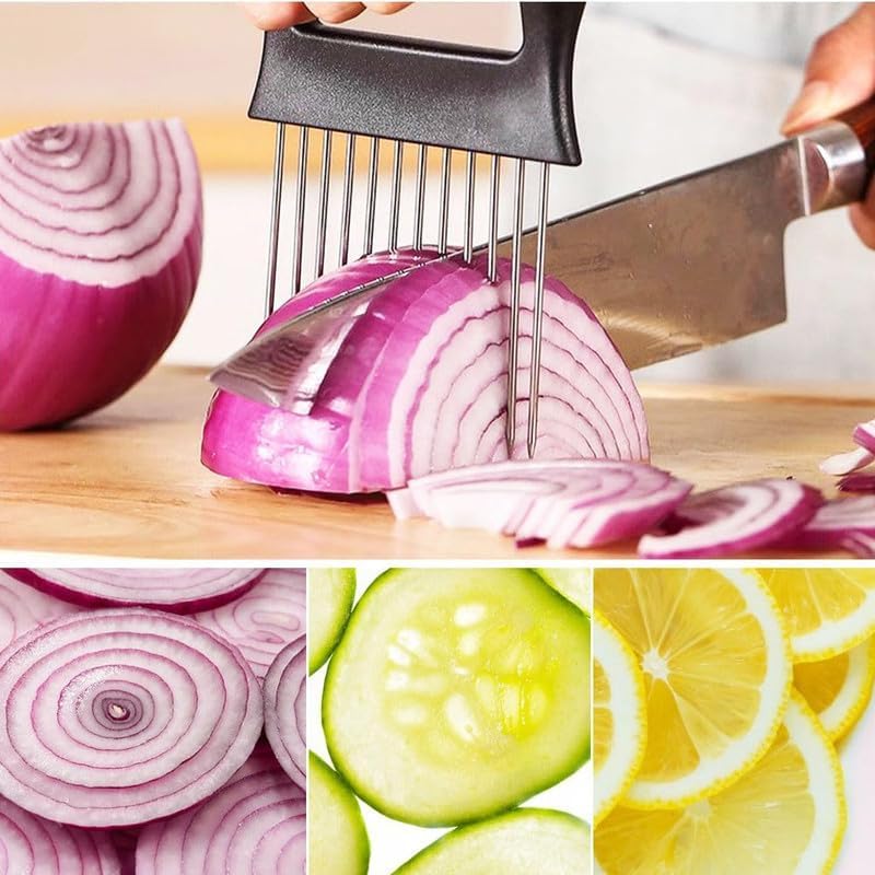Gegenstände aus Edelstahl, Metall-brettern, gemüsesorten, messerstücken und arbeitshilfen: Fleisch, Zwiebel, Kartoffeln und tomatenprodukte für die Private küche (1PCS) 4