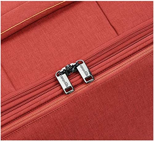 AmazonBasics Belltown, Softside Expandable Luggage Spinner Suitcase with Wheels, 31 Inch, Red 4 AmazonBasics Belltown, Softside Expandable Luggage Spinner Suitcase with Wheels, 31 Inch, Red