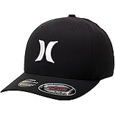 Hurley Mens Baseball Cap - Moisture Wicking Curved Brim Flexfit Fitted Hats for Men with H2O-Dri Sweatband (Sizes: S-XL)