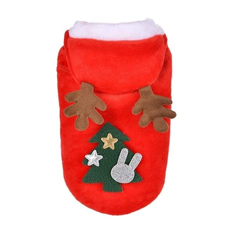Cikuso Weihnachten Hund Kleidung Kleine Hunde Weihnachtsmann Kostuem Fuer Mops Chihuahua Yorkshire Haustier Katze Kleidung Ja
