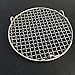 Chris-Wang 1Pack Multi-Purpose Round Stainless Steel Cross Wire Steaming Cooling Barbecue Rack/Carbon Baking Net/Grill/Pan Grate with Legs(6.5Inch Dia)