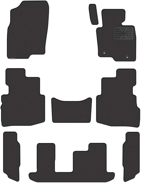 Amazon Hotfield マツダ 新型 Cx 8 Kg系 フロアマット カーボンファイバー調 防水 7人乗り フロアマット 車 バイク