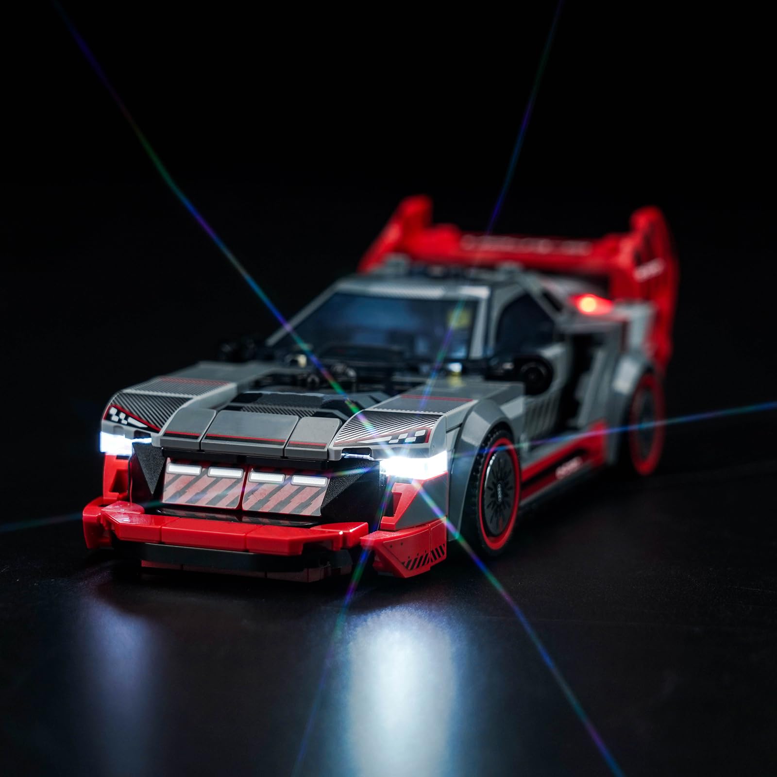 BrickBling Led Light Set for Lego Speed Champions Audi S1 e-tron Quattro Race Car (No Lego), Decoration Lighting Set for Lego 76921 Audi S1 e-tron Quattro Race Car Creative Toys, UK2-76921-P62501 — image 1