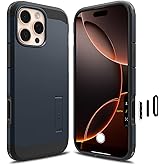 Spigen for iPhone 16 Pro Case, Tough Armor T (Ai) MagFit [Camera Control Button Coverage] [Compatible with Magsafe] [Kickstand] - Metal Slate
